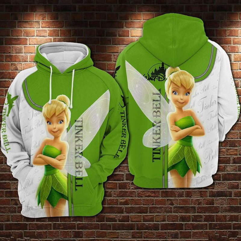 For Tinker Bell Lovers Lovely Expression 3d Hoodie
