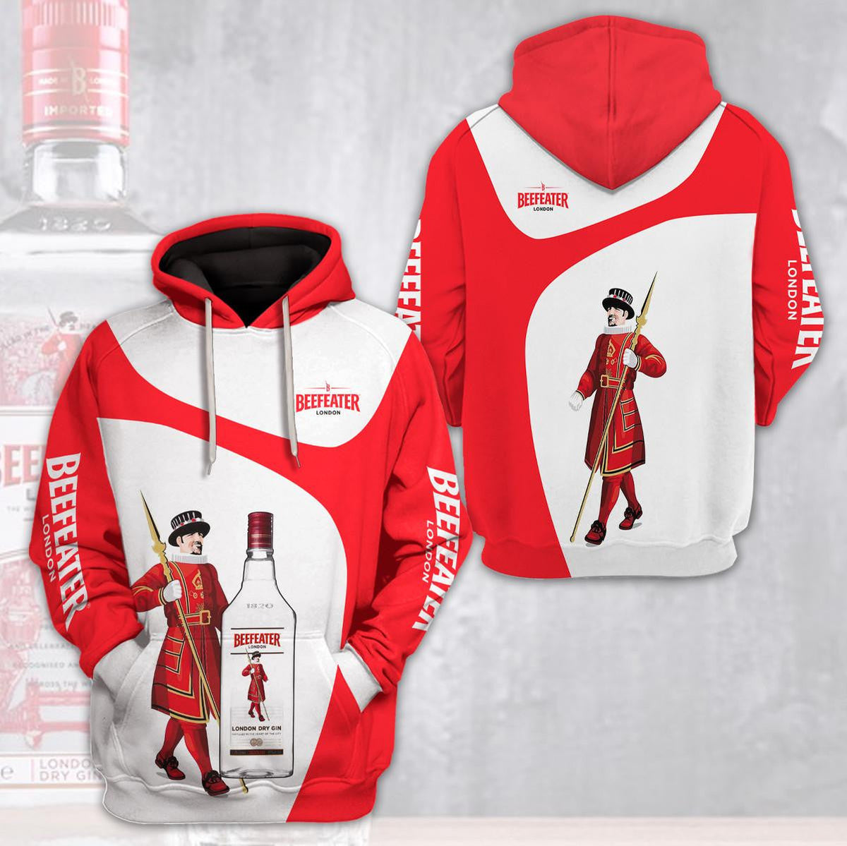 Beefeater Gin 3d Hoodie