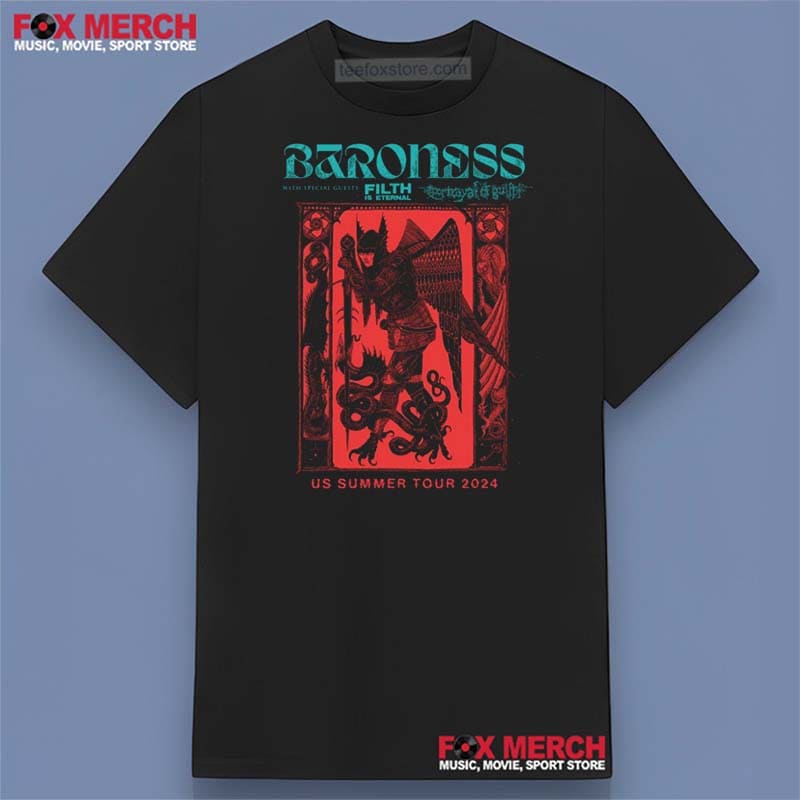 Baroness US Summer Tour 2024 Band Graphic Shirt, hoodie, long sleeve, sweatshirt and tank top