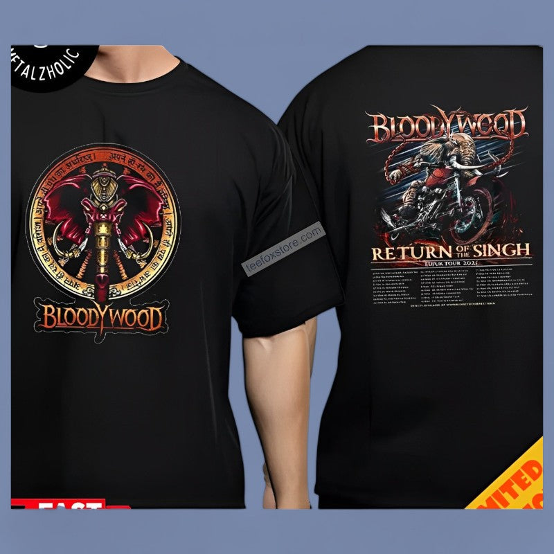 Bloodywood Return Of The Singh Tour 2025 Concert T-Shirt, hoodie, long sleeve, sweatshirt and tank top