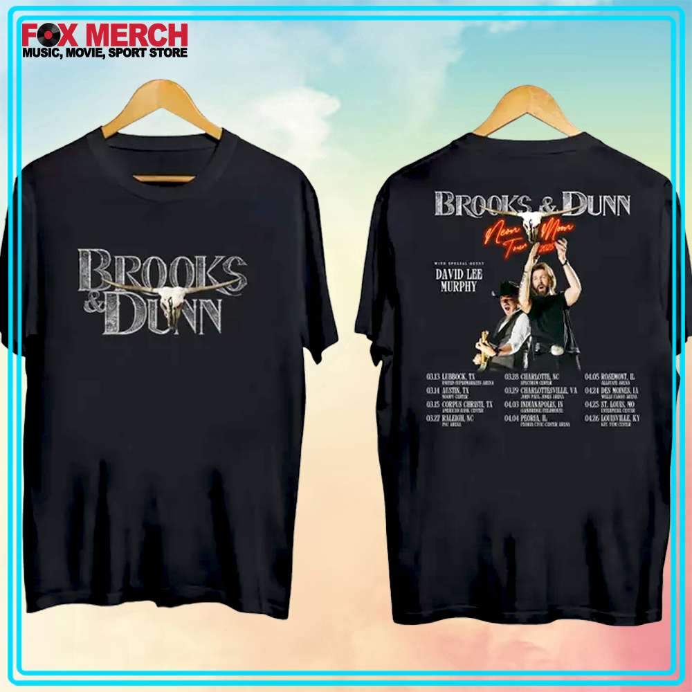 Brooks and Dunn Neon Moon Tour 2025 T-Shirt, hoodie, long sleeve, sweatshirt and tank top