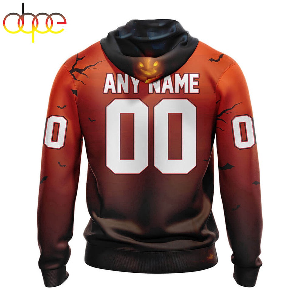 Custom Name And Number Chicago Bears Special Death Halloween Hoodie