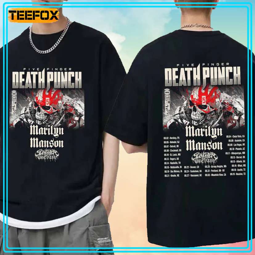 Five Finger Death Punch Tour 2024 Concert Band T-Shirt, hoodie, long sleeve, sweatshirt and tank top
