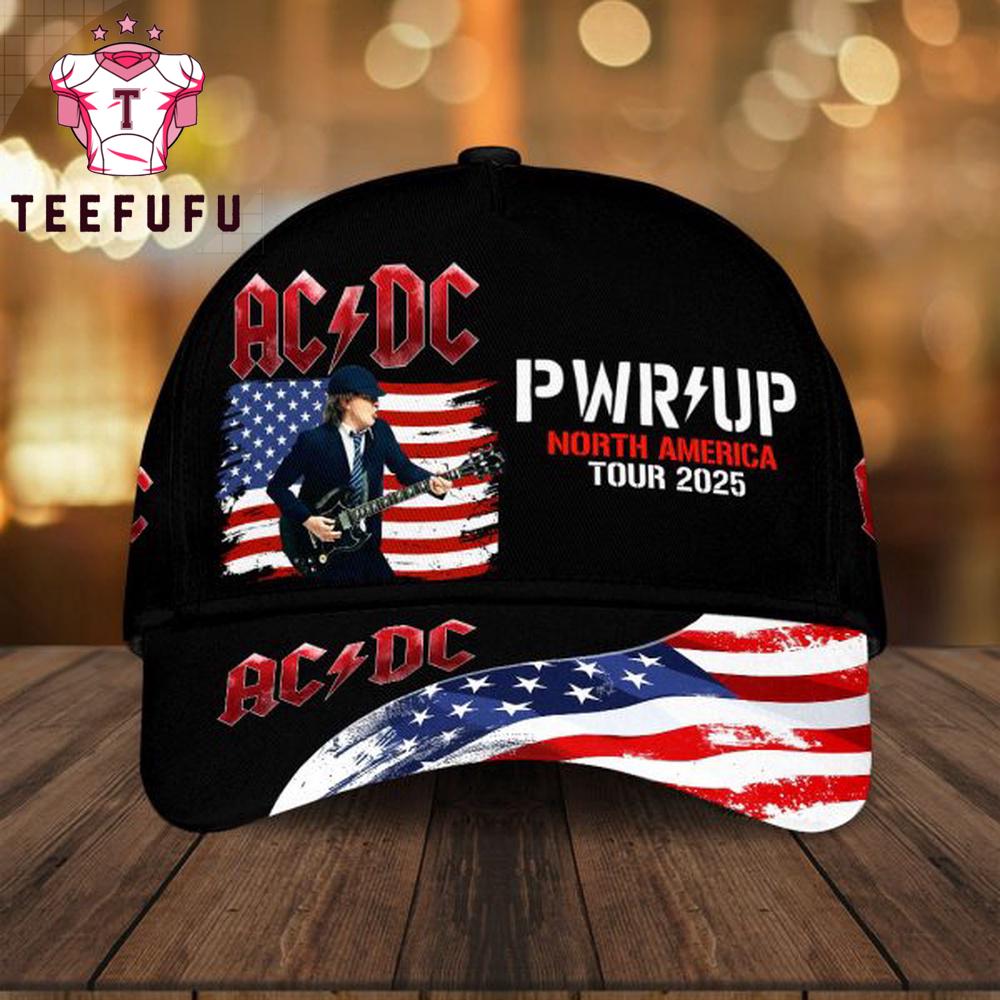 ACDC Power Up North American Tour 2025 Baseball Cap